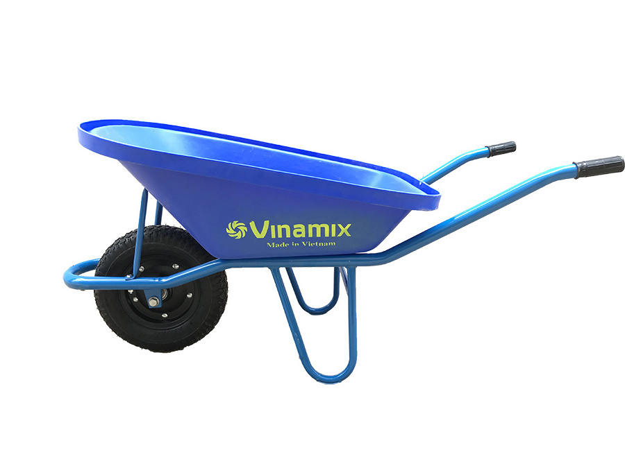 PLASTIC WHEELBARROW  BUILDING CONSTRUCTION HEAVY DUTY 90L  GALVANIZED PLASTIC TRAY  TIRE SINGLE WHEELBARROW