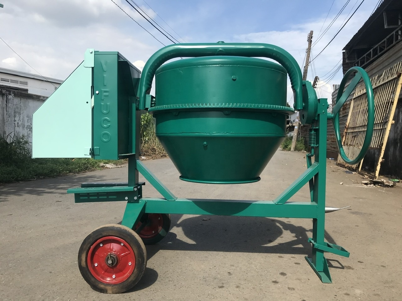 HIGH QUALITY Custom capacity 250L, 350L, 500L Gasoline Electric Concrete mixers machines Mini Bagger for construction Vietnam