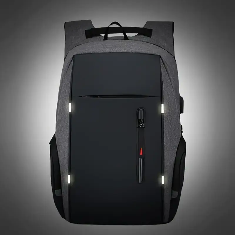 Men's Anti-theft Bag Laptop Backpack Large Capacity Business Bag For Travel USB Charging Backpack on the Side bags