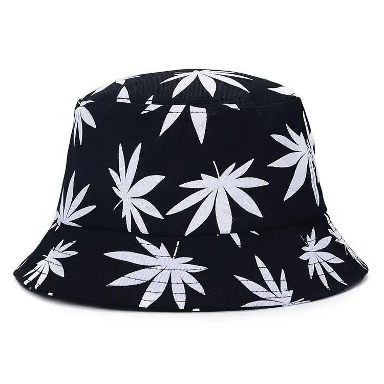 Fashionable Summer Fitted Hats Bucket Style With Logo Printed High Quality 3 Colors Cotton Custom Bucket Hat