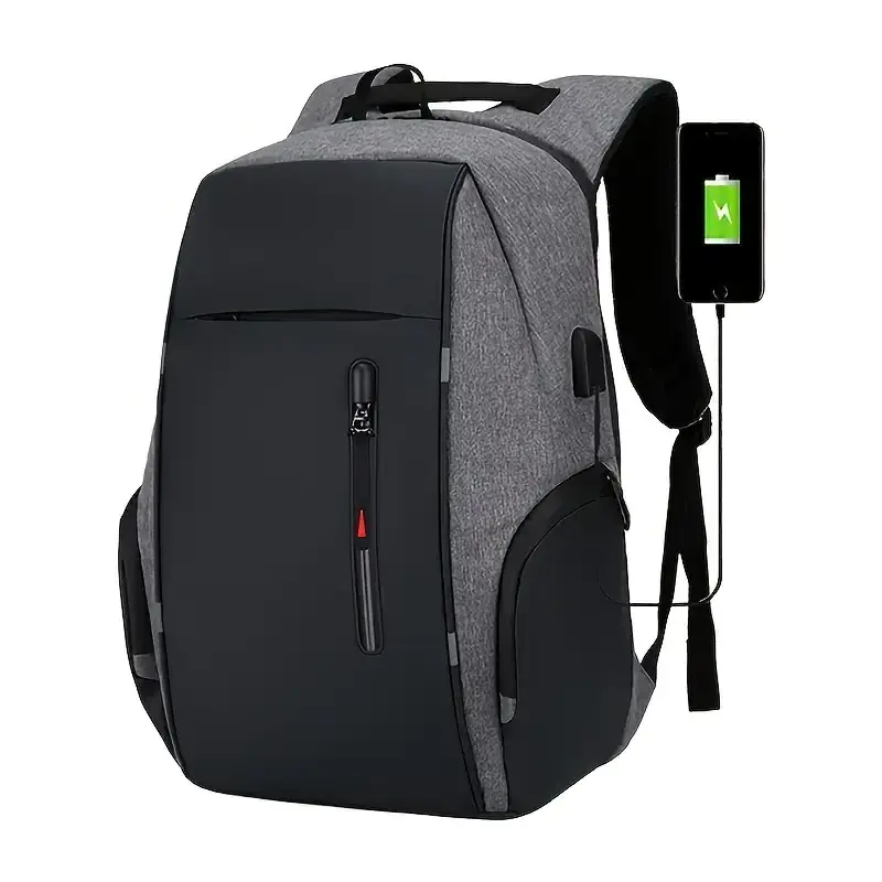 Men's Anti-theft Bag Laptop Backpack Large Capacity Business Bag For Travel USB Charging Backpack on the Side bags