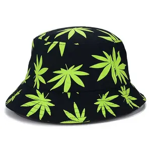 Fashionable Summer Fitted Hats Bucket Style With Logo Printed High Quality 3 Colors Cotton Custom Bucket Hat