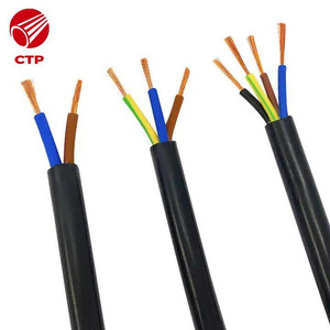 Taiwan Type AC Power PVC Wire Vct Cable 600V Rated Voltage Copper Conductor Electrical Cable Round Wire