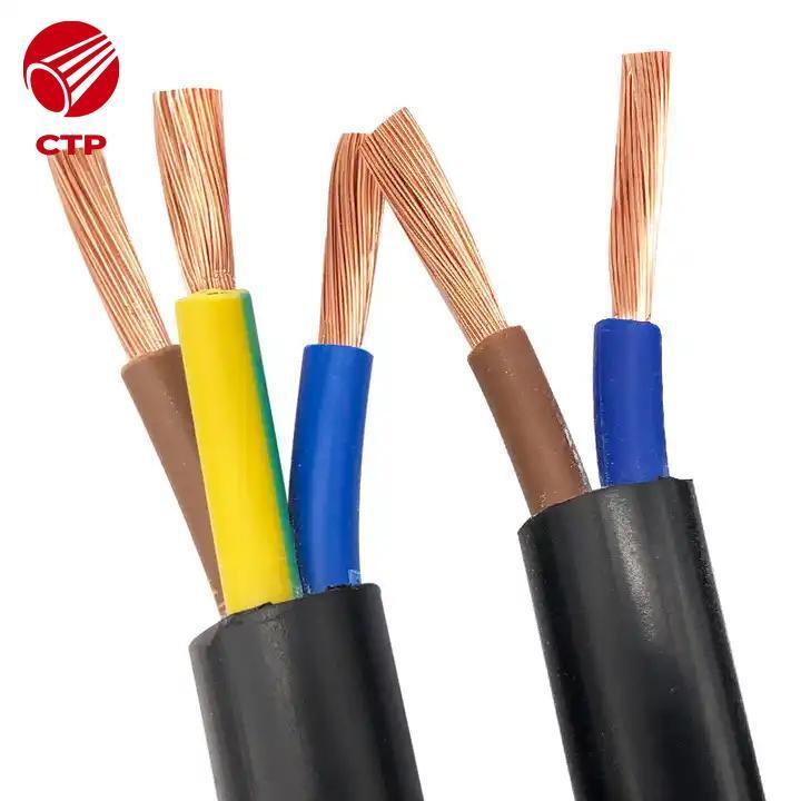 Japanese Type AC Power PVC Wire Vct/Vct Cable Copper Conductor Optional Electrical Cable High Quality