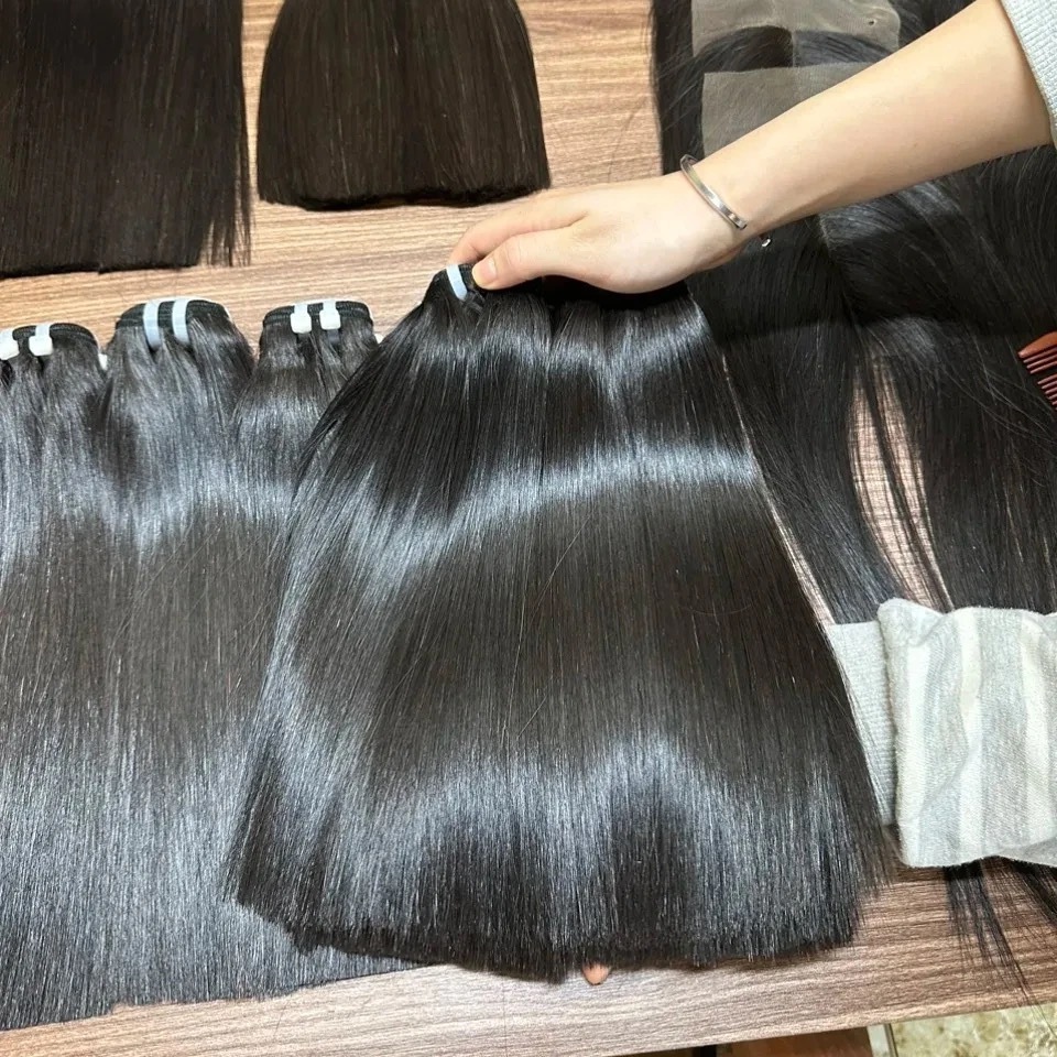 raw vietnamese hair wholesale vendors Grade 12A vietnamese raw double drawn 100% human hair raw indian supplier