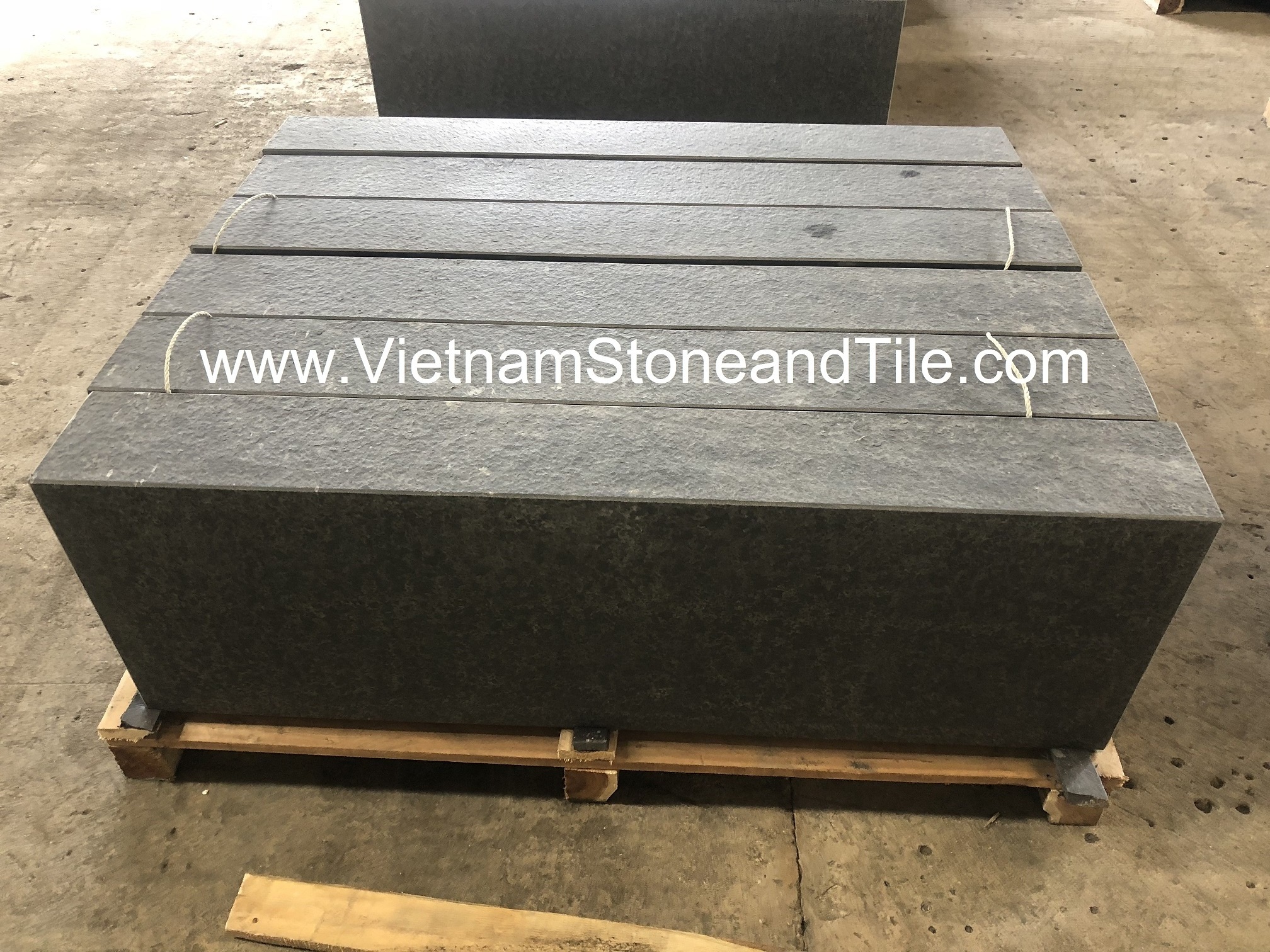 Basalt bench, Black Basalt from Vietnam