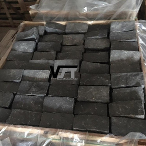 Stone From Vietnam, Black and grey Basalt cobble/cubic, Basalt Cubic