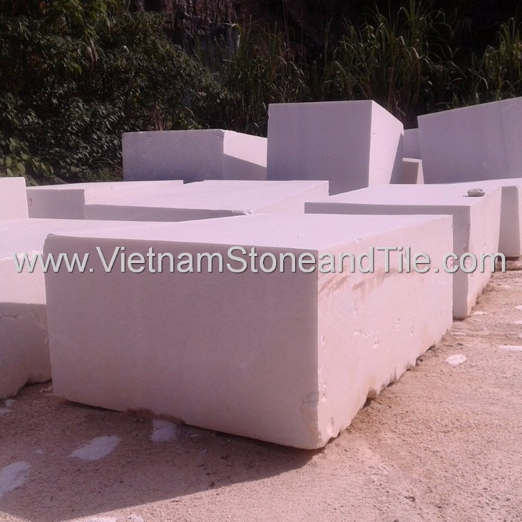 Vietnam Building Materials Products Marble Stone Large White Marble Stone Block Rough White Marble Blocks