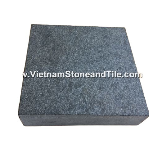 VST Product Floor Tiles, Black Basalt Flamed Floor Tiles, Basalt Tiles