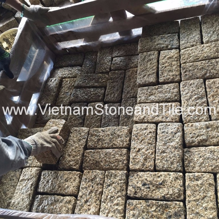 Granite Cubic, Vietnam Granite Cobbles, Granite Cobble Stone