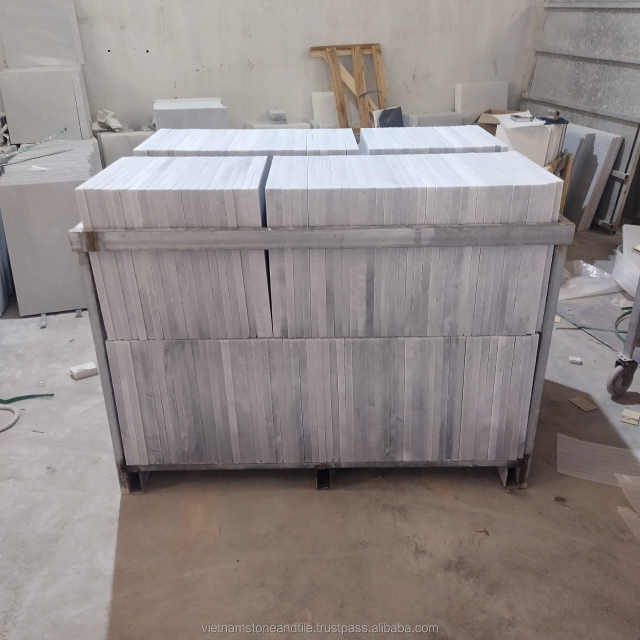 Vietnam Limestone Pool Coping Blue Stone Custom Finished Surface Polished Glazed Slabs Wall Tiles Marble Wall Slab Tiles