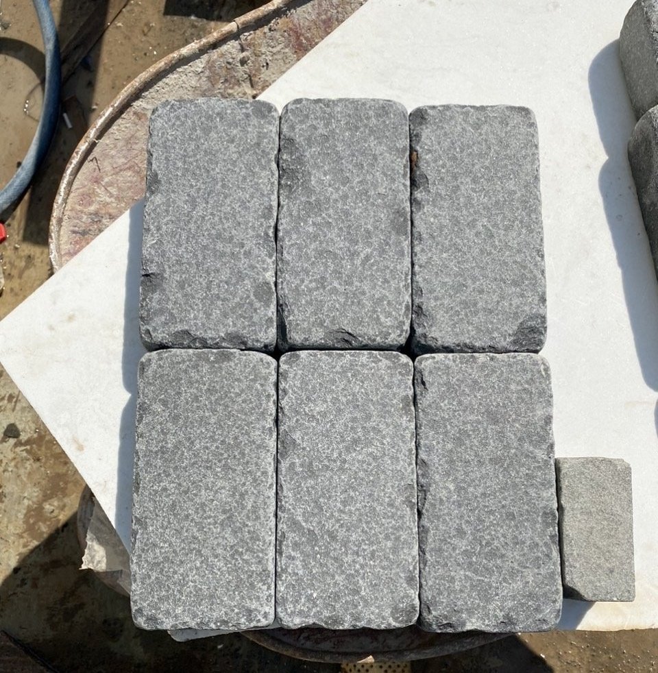 Vietnam Black and grey Basalt cobble/cubic