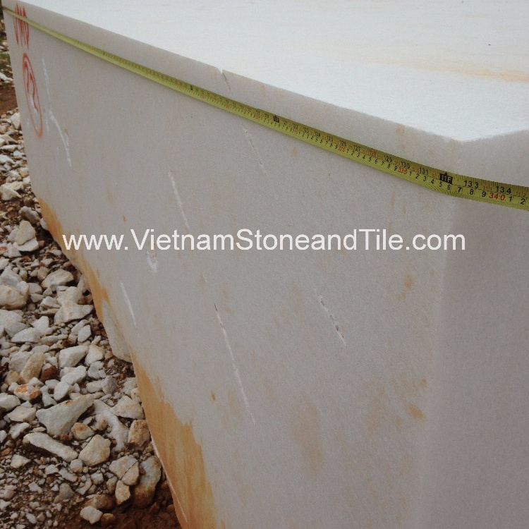 Vietnam White Marble Stone Blocks Fawless Large White Marble Stone Blocks  Rough White Marble Blocks