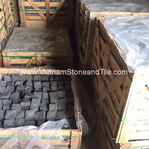 Stone From Vietnam, Black and grey Basalt cobble/cubic