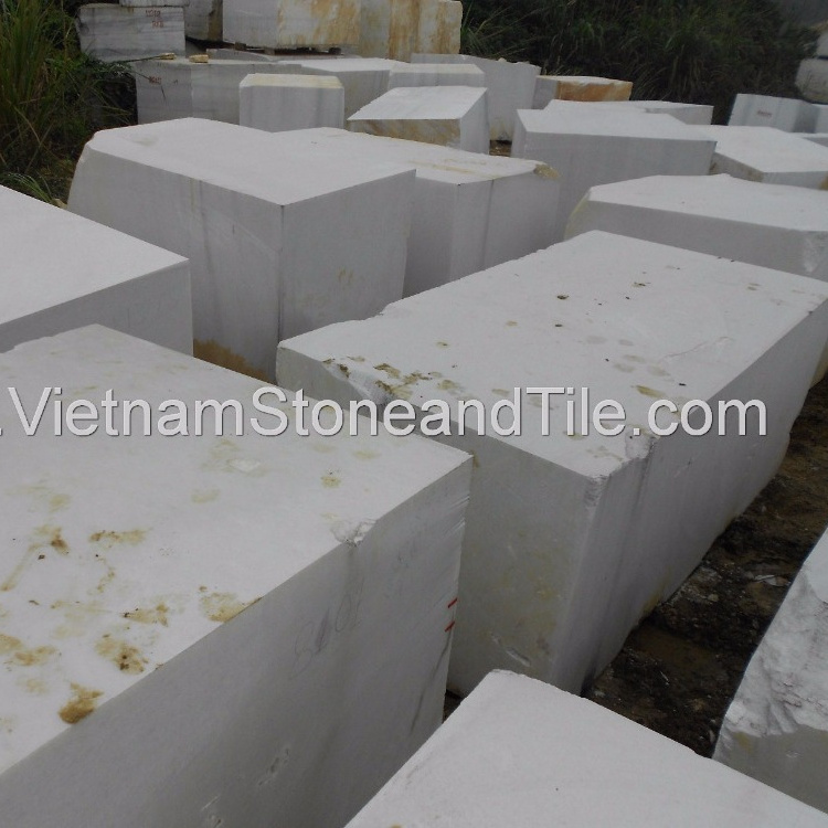 Vietnam Building Materials Products Marble Stone Large White Marble Stone Block Rough White Marble Blocks