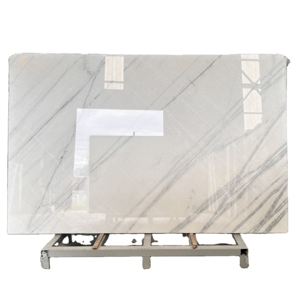 Vietnam White Marble with Cloud Grey Veins