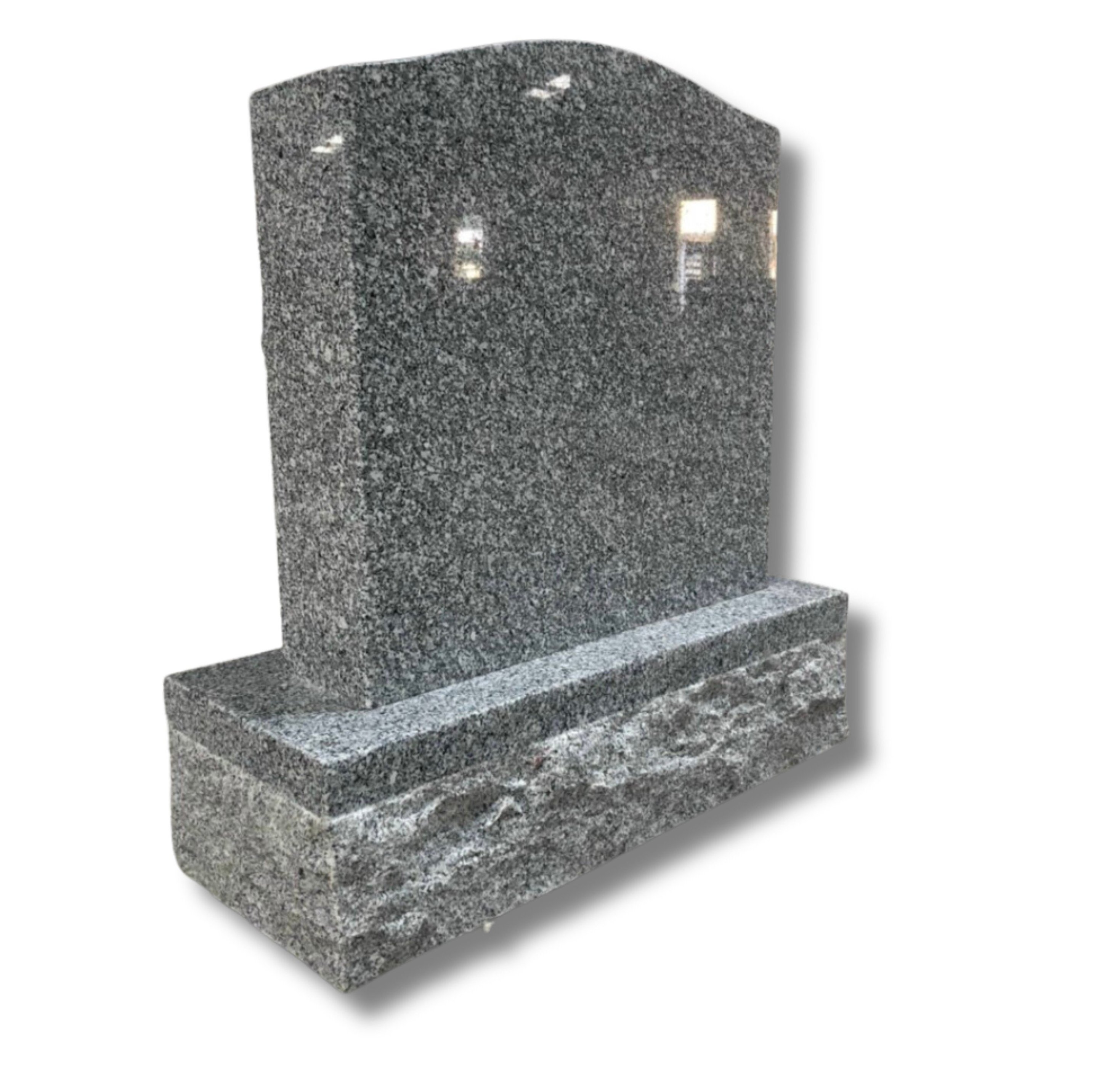 Pink Headstone Granite Customized Designs and Size Violet Granite Tombstone