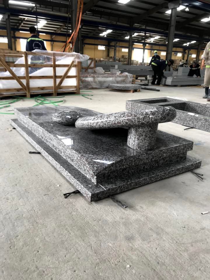 Vietnam grey granite tombstone marble angel headstone memorial tombstone black tombstones and monuments