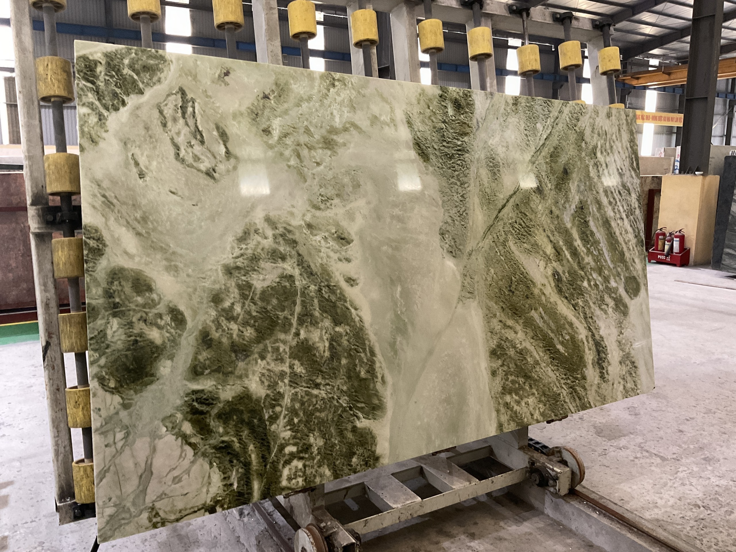 High Quality Italian Ice Jade Green Marble from Vietnam Luxury Family Wall Slab for Flooring Tiles Projects