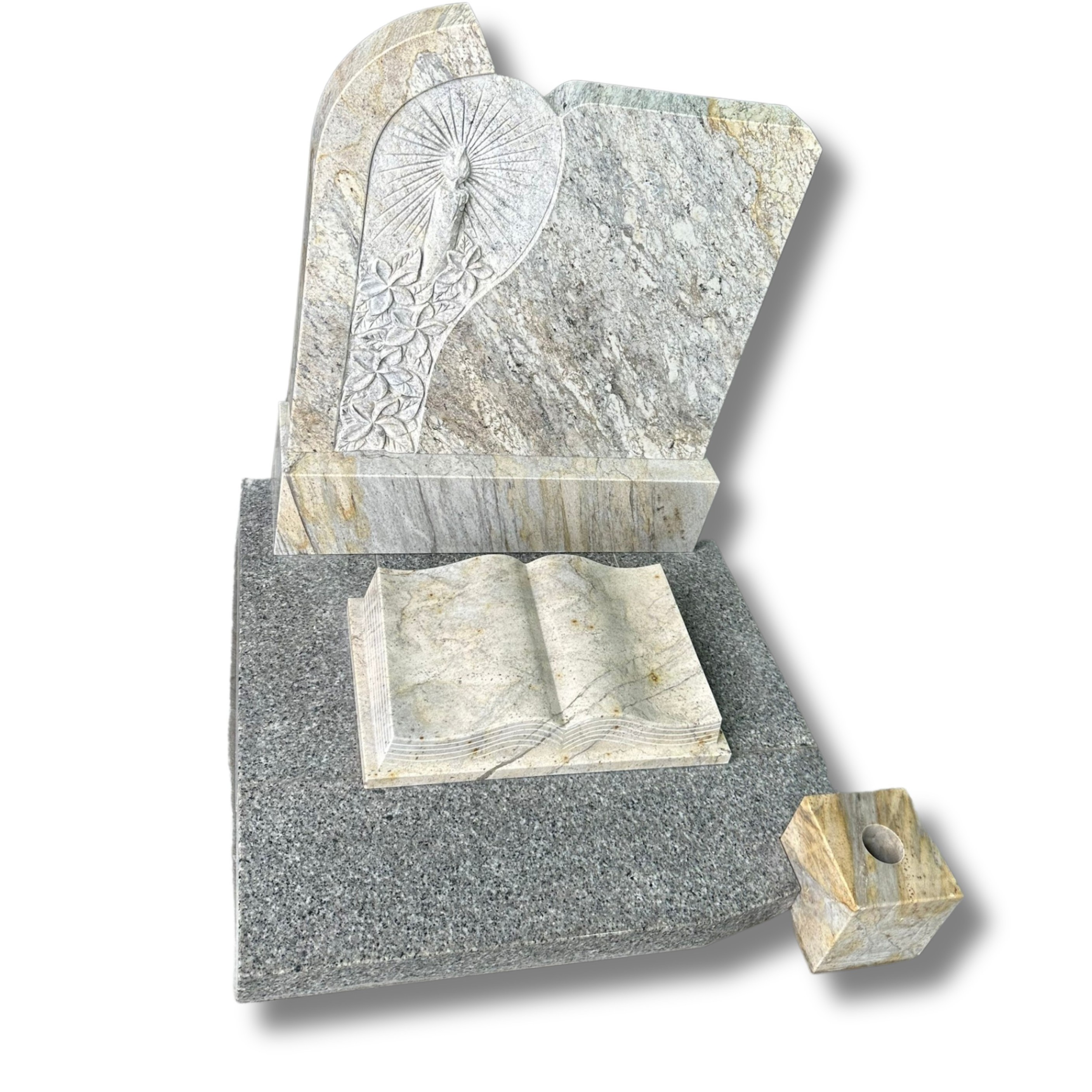 Vietnam Cheap Price Granite Tombstones and Monuments Customized Headstone Designs Beautiful Gravestone