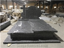 Black Granite Tombstones and Monuments Customized For Premium Headstone Wholesale VIETNAMSTONE FACTORY