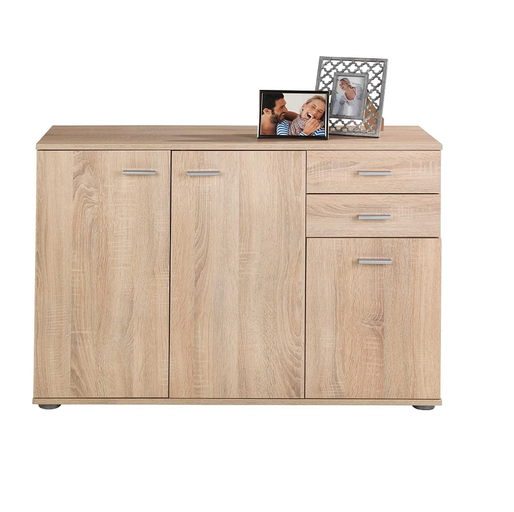 Viet Nam Custom Made Chest of Drawers with 3 Doors and 2 Drawers Sideboard Multi Purpose Cabinet from Viet Nam