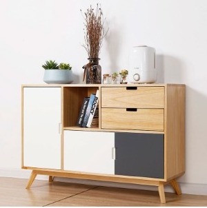 The fast shipping Light weight Chest of Drawers Modern Living Room Cabinet Furniture with several Drawers Storage