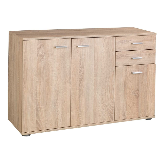 Viet Nam Custom Made Chest of Drawers with 3 Doors and 2 Drawers Sideboard Multi Purpose Cabinet from Viet Nam