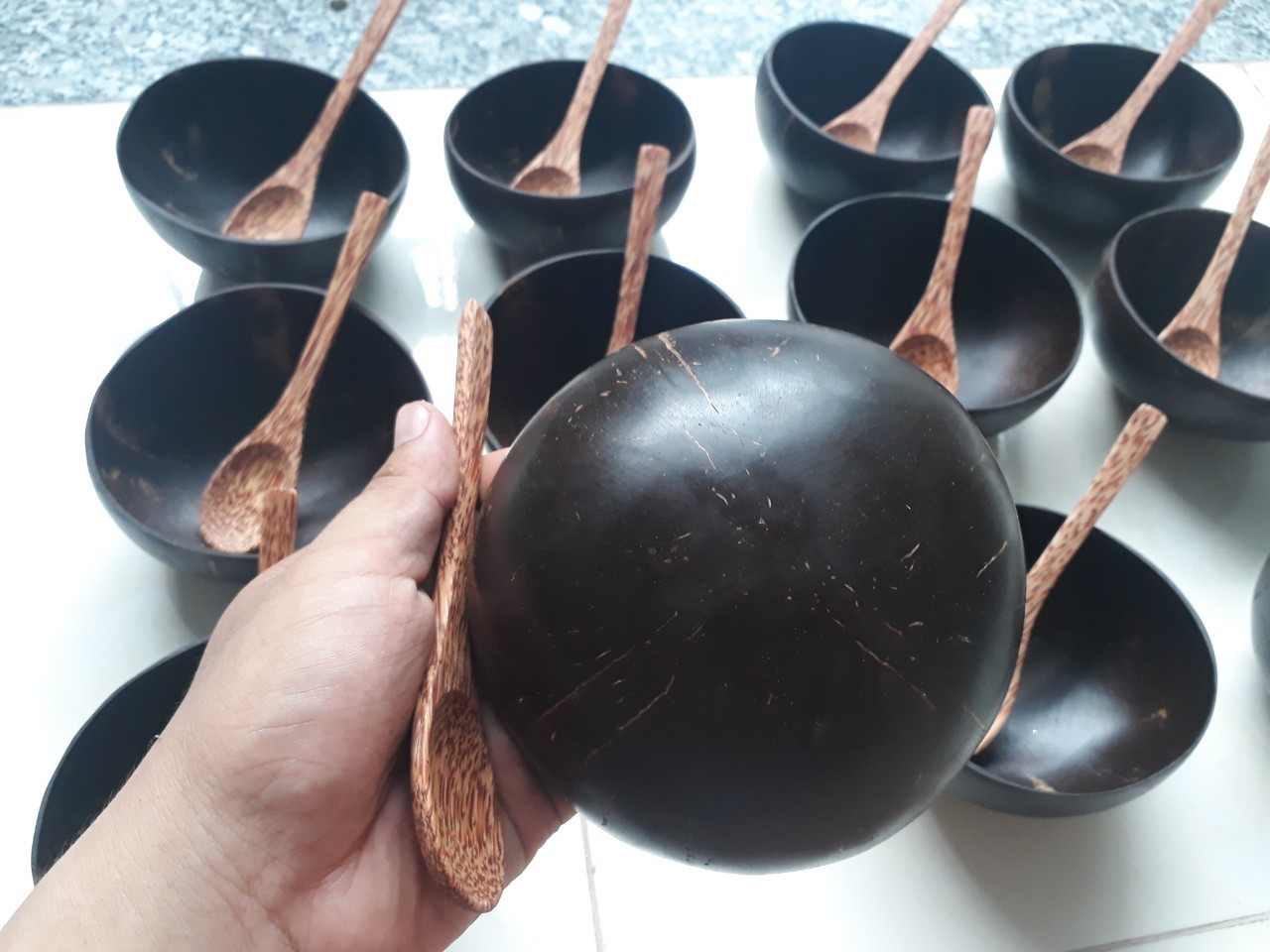 {HOT - SALE} - Coconut shell bowl is an environmentally friendly product, high quality exported from Vietnam