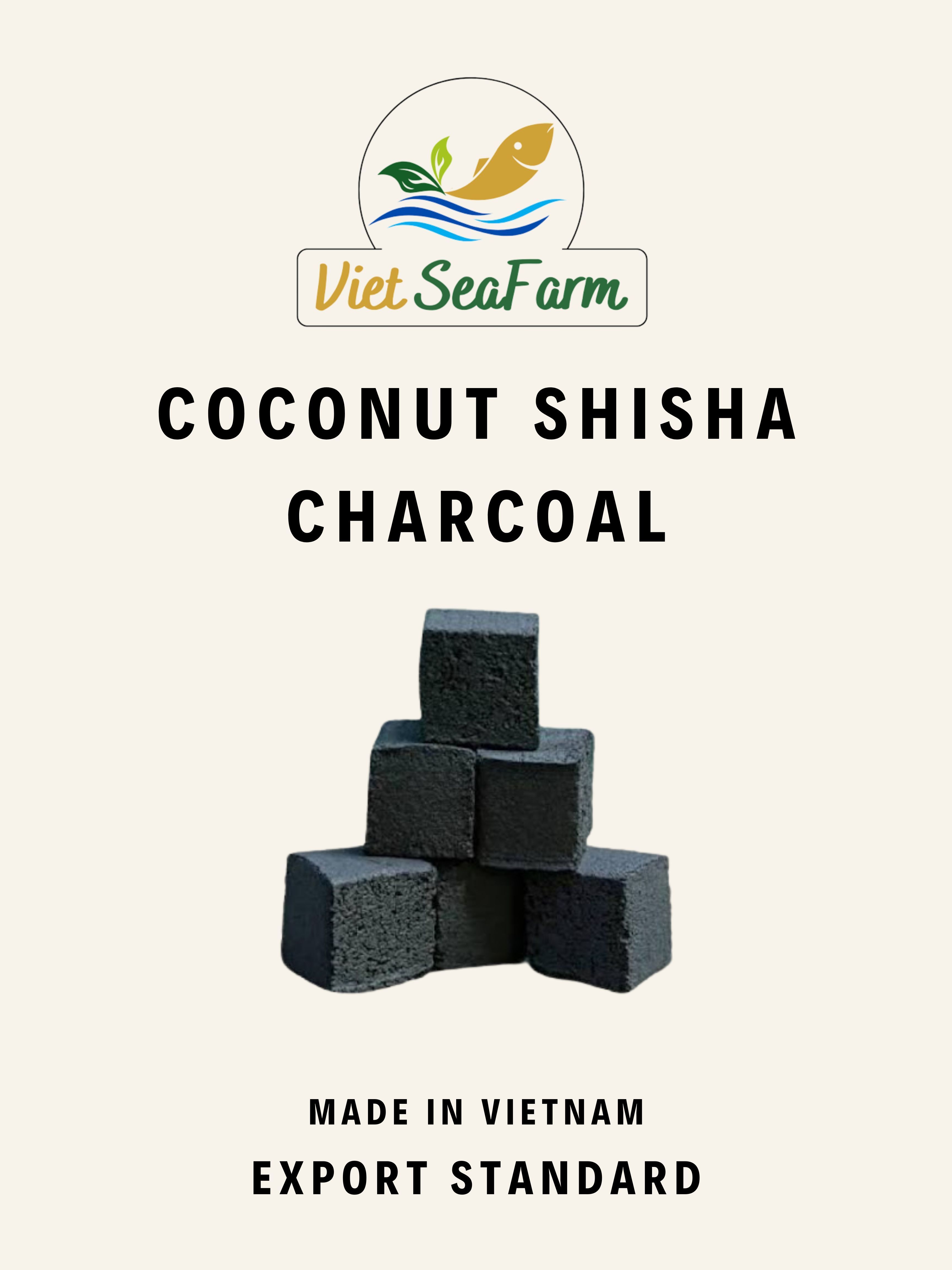 BEST CHOICE COCONUT SHELL HOOKAH COAL/ COCONUT SHISHA CHARCOAL FROM VIETNAM BEST PRICE TOP QUALITY AND HIGH EXPORT STANDARD 2023