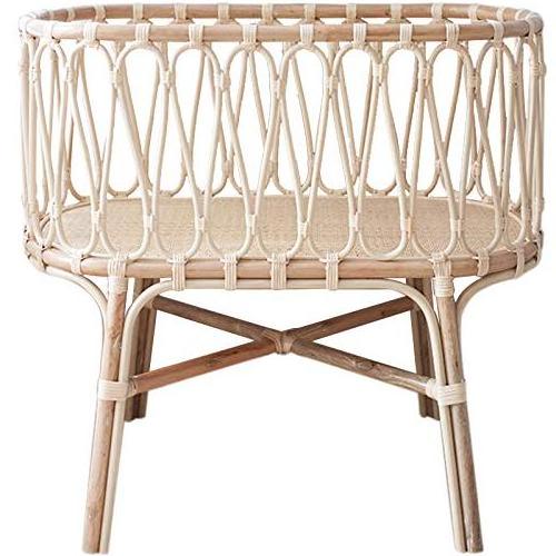 Hot Sale High Quality Hand-woven Healthy Eco-friendly Rattan Baby Crib for kids from Vietnam factory