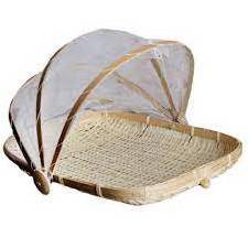 Handmade Bamboo Food Cover Fly Net Food Cover Bamboo Food Tray With Cover High Quality Vietnam factory price