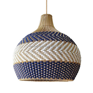 OEM/ODM Modern rattan floor lamp Wicker Lamps Pendant Lights Bamboo Lampshade Rattan Lampshade rattan wall lamp