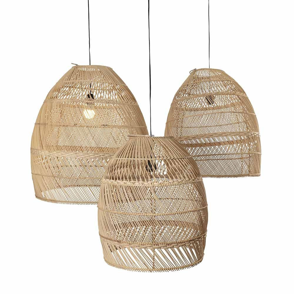 OEM Customized Style  modern handmade wicker rattan bamboo pendant lamp Bamboo Lampshade Rattan Lampshade rattan wall lamp