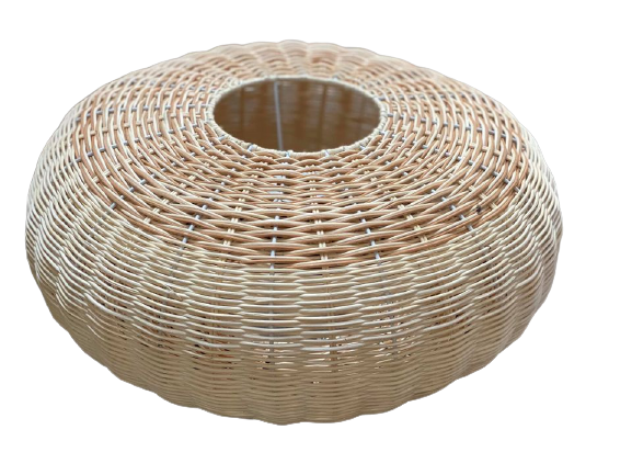 OEM Customized Style  modern handmade wicker rattan bamboo pendant lamp Bamboo Lampshade Rattan Lampshade rattan wall lamp