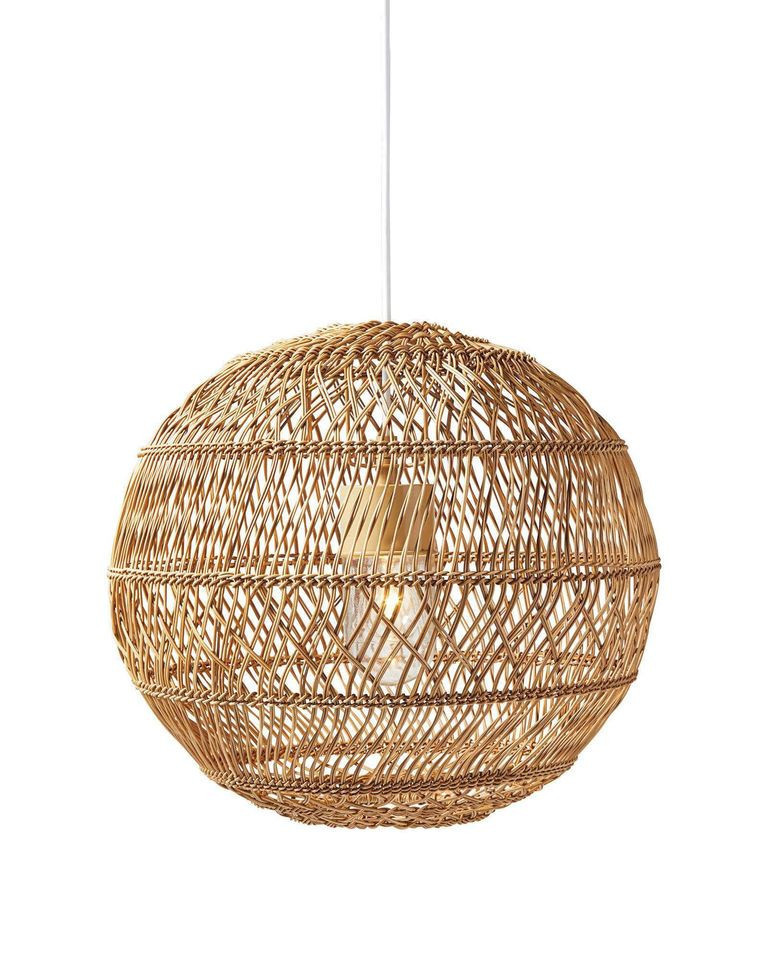 OEM Customized Style  modern handmade wicker rattan bamboo pendant lamp Bamboo Lampshade Rattan Lampshade rattan wall lamp