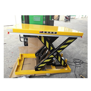 Best Hydraulic Scissor Lift Vlift-1-1000KS Scaffolding Table Lift Goods in Warehouse Pedestrian Electric Stacker Warranty 1 Year