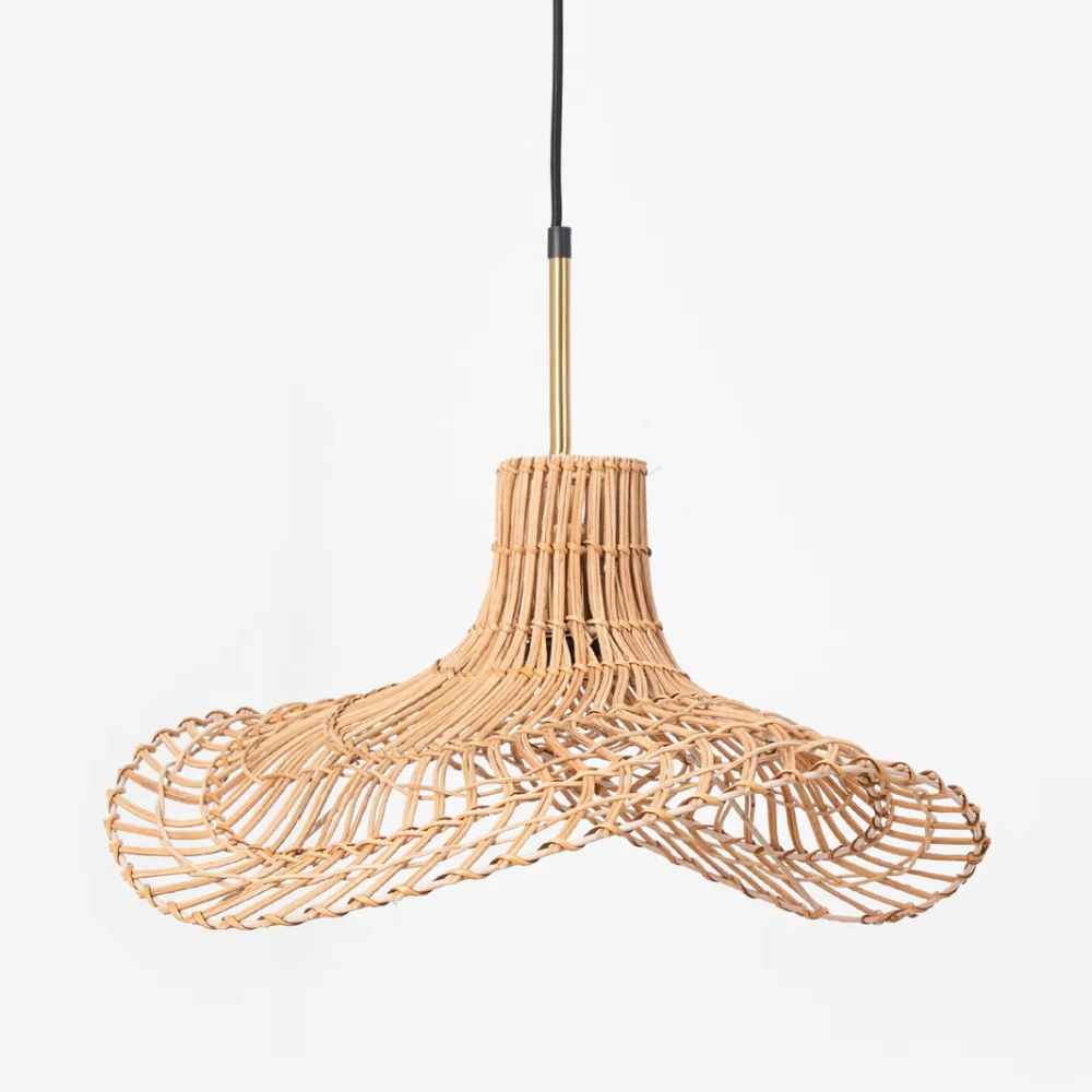 Creative Rattan lampshade art decor, Unique Rattan pendant light in Vietnam  DM050 hanglamp floppy sun small