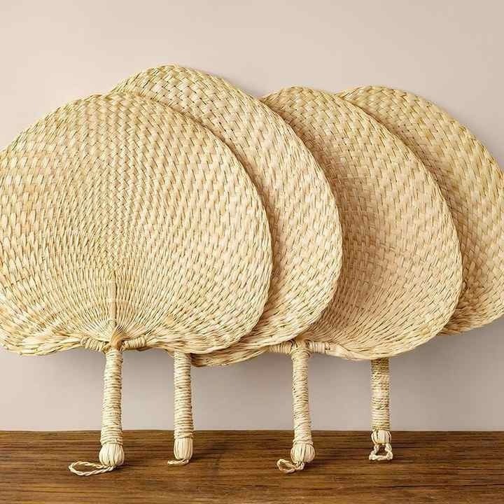 100% Natural Palm Leaf Hand Fan Decoration Home Decorative Hot Selling Hanging Wall Ready To Export From Vietnam Manufacturer