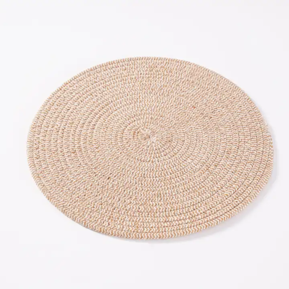 Top sale Round Kitchen Mat Wholesale Vietnam Placemats Sedge Grass Charger Plates Placemats Pattern Vietnam Manufacturer