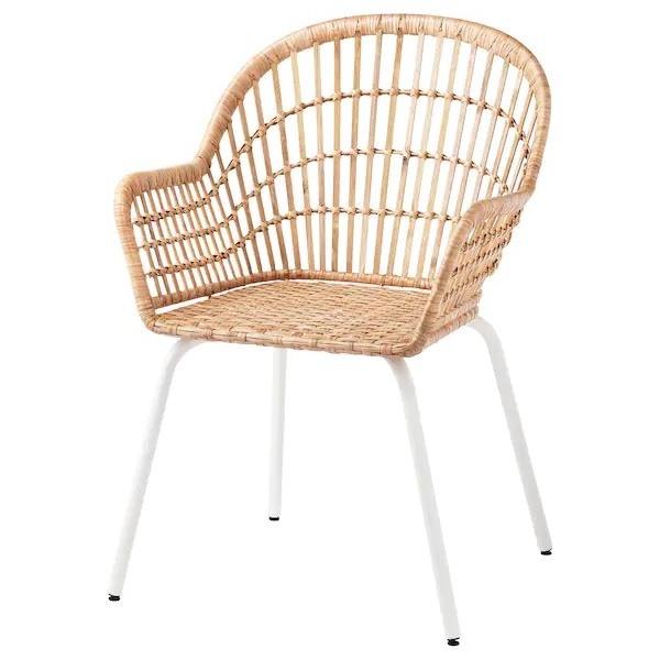 rattan chair with iron legs - CH014 Handmade rattan garden chair for garden swing chair, outdoor furniture