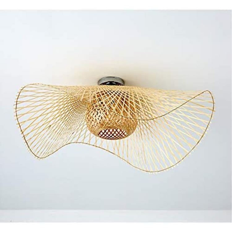 Rustic Style Ceiling Lamp, Lighting Bamboo Lamp Shade  for Living Room Bedroom Restaurant Bar wholesale