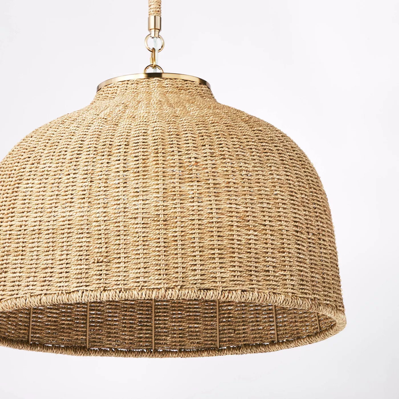 Delightful Large Natural Woven Seagrass Ceiling Lamp Shade/ Lamp Cover Made in Vietnam