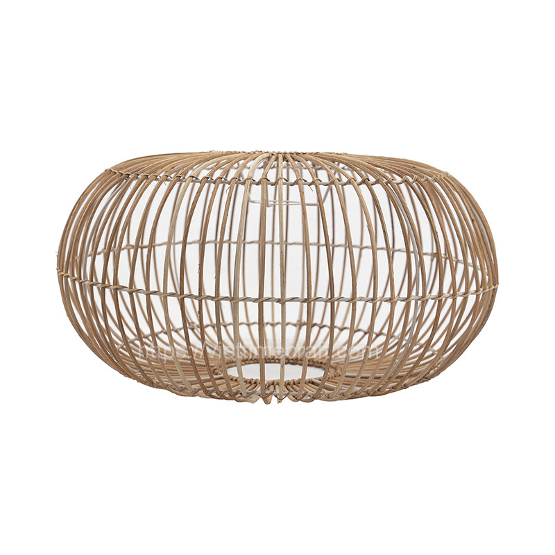 Boho Light Fixture  Rattan Woven Lampshade Ceiling Pendant Light Shade  Environmental Protection Wholesale