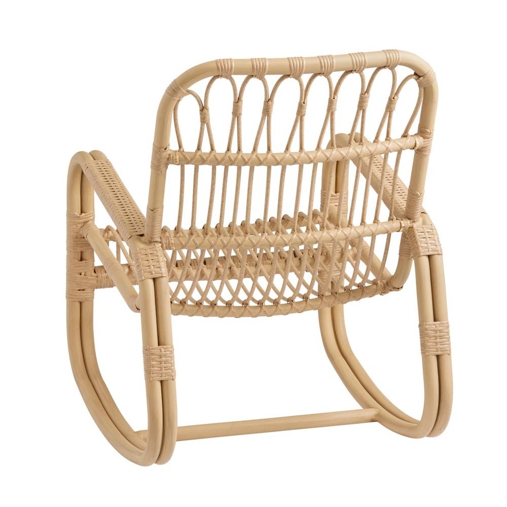 Outdoor Rocking Chair Made Of Rattan, Rattan Furniture For Home Decoration Durable Vietnam Wholesale