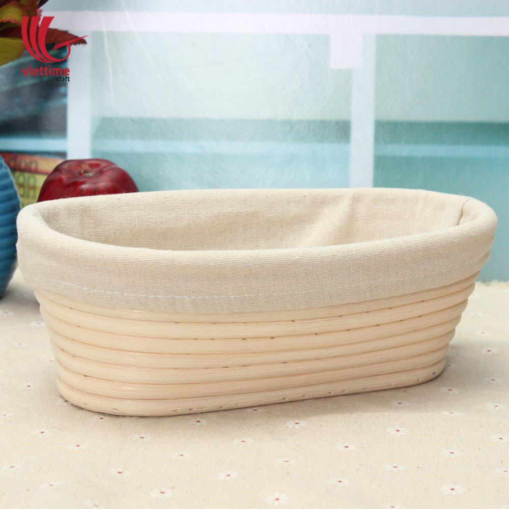 Hand woven Bread Rattan proofing banneton basket wholesale