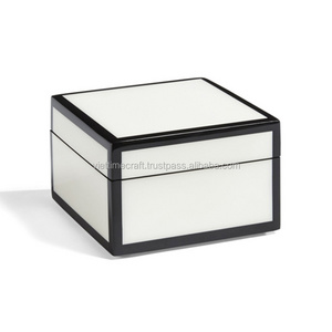 Vietnam lacquer box wholesale, black and white lacquer jewelry box