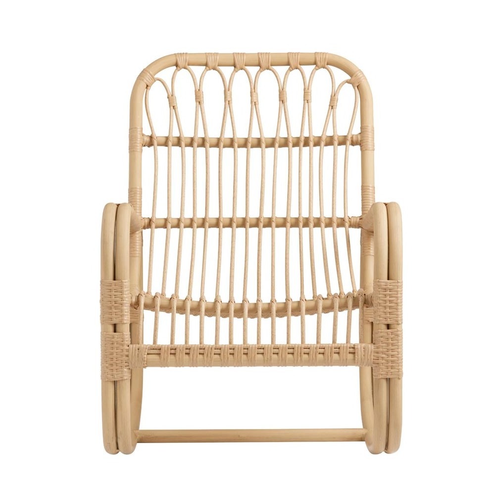 Outdoor Rocking Chair Made Of Rattan, Rattan Furniture For Home Decoration Durable Vietnam Wholesale