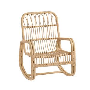 Outdoor Rocking Chair Made Of Rattan, Rattan Furniture For Home Decoration Durable Vietnam Wholesale