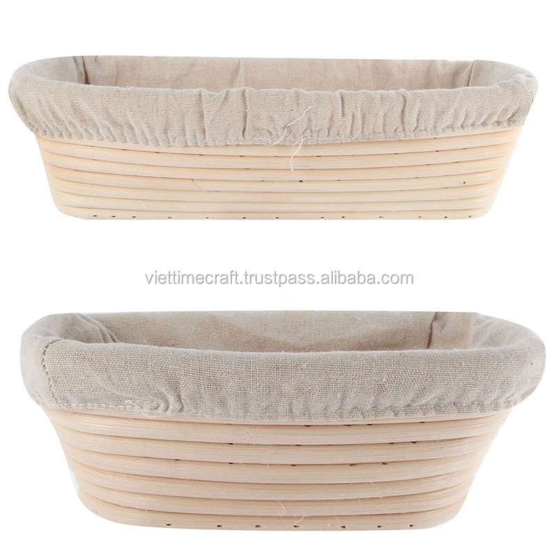 Vietnam rattan bread proofing basket/ banneton basket